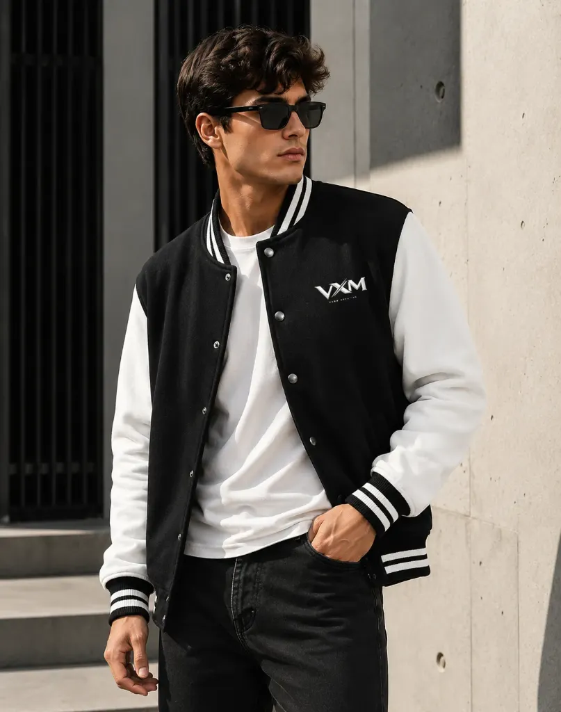 VXM Signature Unisex Varsity Jacket. (S)