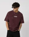 VXM Signature Unisex Acid Washed Oversized Tee
