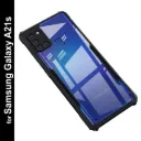 CaseNect Non-Yellowing Transparent Case for Samsung Galaxy A21S | Clear Slim Fit Shockproof Back Cover