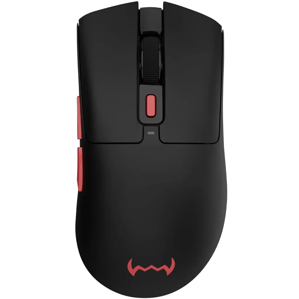 aWg Slay 50, 12000 DPI Wireless Gaming Mouse, PixArt 3311, 80Hrs* Backup, 1000Hz, 65gm Lightweight, 300IPS, 35G Acceleration, 6 Buttons, 20M Switch, RGB Charging Dock, Tri-Model (Black)