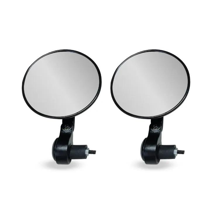 Handle bar Mirror Bar End Rear View For Jawa all Models (Handlebar Mirror Round)
