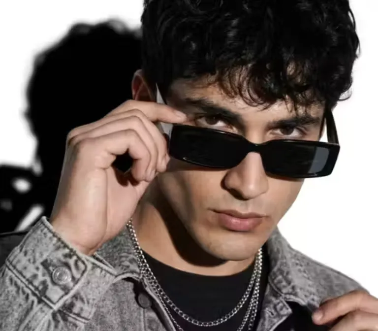 Black Rectangle Sunglasses