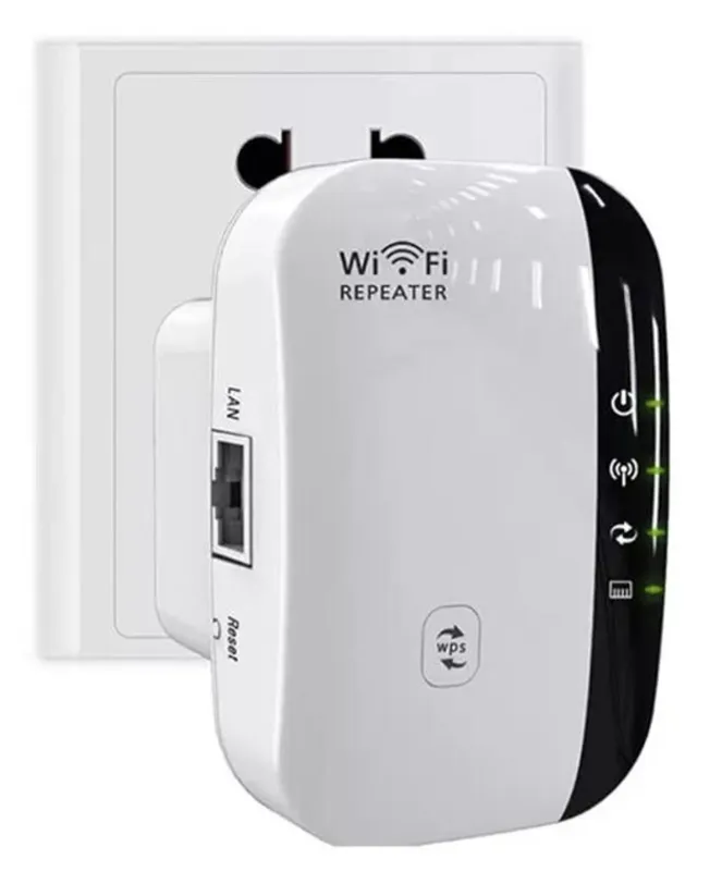 MARS WiFi Range Extender, WiFi Signal Booster up to 300Mbps, 2.4G High Speed Wireless WiFi Range Extender 2.4 GHz 300 Mbps Wifi Speed (White)